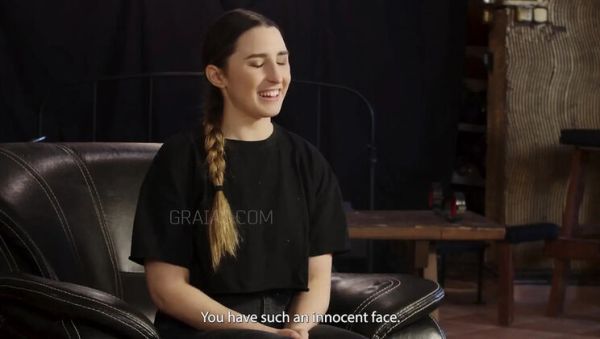 Play this uncensored clip called : Maximilian Lomp Spanks Teen Slave Emilie's First Time BDSM Punishment Part 1