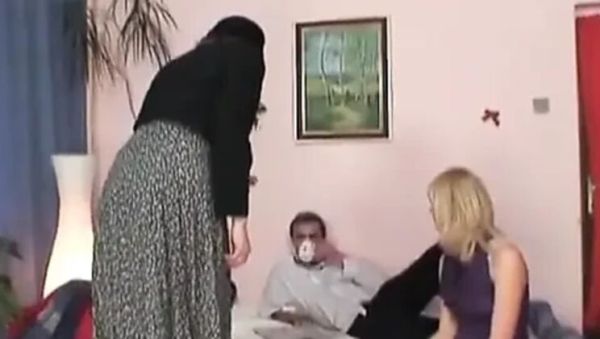 Watch the hardcore scene of : Granny Watches Young Neighbor Mia Hilton Get Fucked Hard Next Door