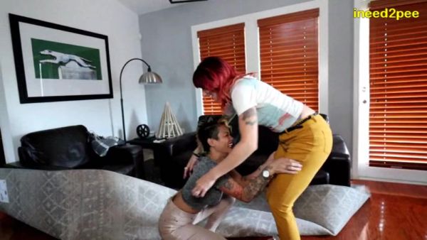 Stream HD scene titled : INEED2PEE Loosey vs Mya but they both pee their tight pants! - Ineed2pee Ineedamommy