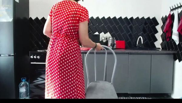 Play this uncensored scene called : Angela Lady POV Doggy Style - Hairy Pussy Brunette Moans Loud As She Opens Her Asshole On Chair