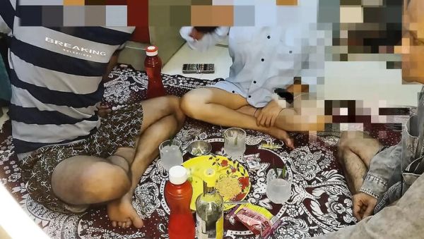 Enjoy watching this uncensored clip called : Desi Bhabhi Drinks Alcohol and Enjoys Wild Sex with Friends - Big Ass Indian MILF Fingered and Teased