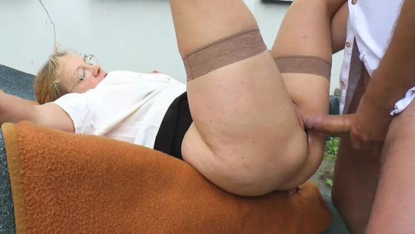 View the HD clip named : Mature Blonde MILF Facesitting & Outdoor Blowjob Fun with Big Tits