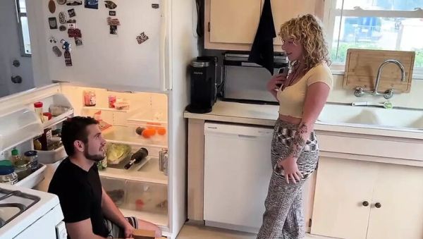 Stream the uncensored video called : Step Sister Susie Stellar Seduces Step Brother Dante Colle For Kitchen Fuck