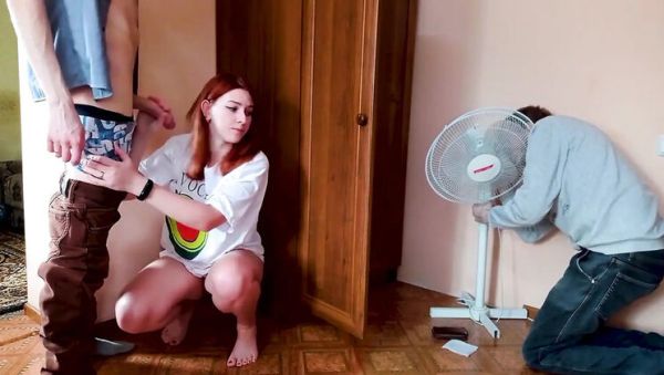 Play the HD scene titled : Young Wife Cheats On Husband With Friend While He Watches - SweetAndFlow Amateur Teen Redhead