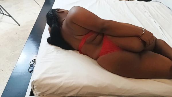 Enjoy watching this complete clip titled : Ebony BBW roommate caught touching himself - Doggy style, deep throat and cum on face with big ass amateur