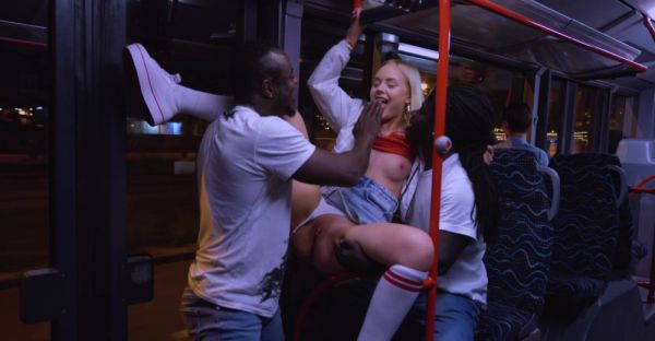 Enjoy watching this uncensored video called : Antonio Black & Freddy Gong pound Emily Cutie's tight anal in a steamy HD threesome