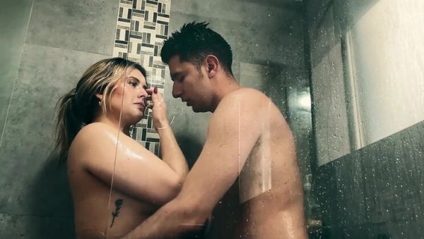 View this uncut video of : Stepson Surprise Shower Fuck - Juliana Rose Big Tits Riding Tommy Santox Hard