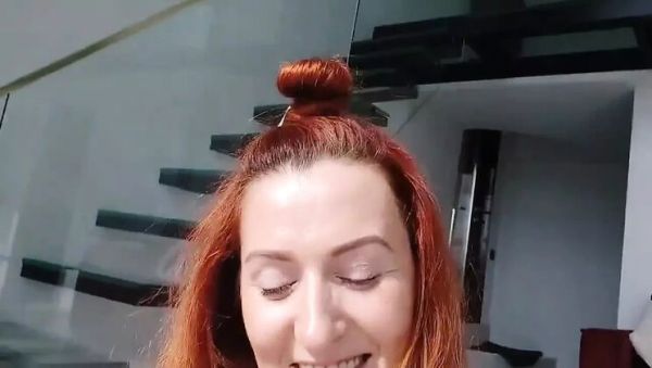 Play uncut movie titled : Horny Redhead Housewife GinnaGg Hairy Pussy Solo Amateur HD