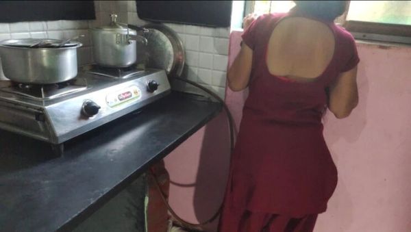 View the uncensored scene of : Desi Step Sister Shabnam Fucked Hard in Kitchen - Thick Dick Anal & Doggy Style in Clear Hindi 4K