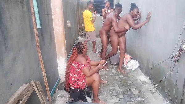 View uncensored scene : Behind The Scenes: Mature African MILF with Huge Ass Takes BBC Doggystyle