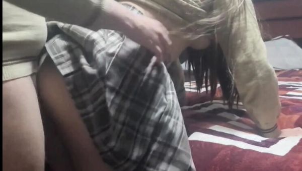 Play complete movie : Astrid Cute Homemade Creampie - Sneaky Sex with Friend's Girlfriend in School Uniform - Don't Tell Him Part 2