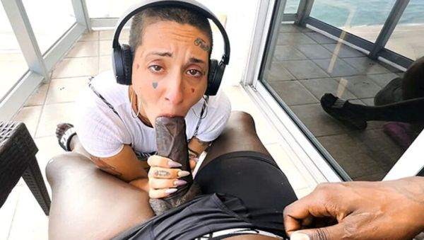 Play the uncensored scene called : Gia Lovely Short Hair PAWG Bounces on Louie Smalls Big Black Cock - POV Blowjob & Deepthroat