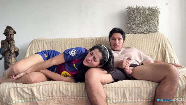 Watch the complete video : NamiQsein Step Sister Real Reaction - Sneaky Masturbation & Big Natural Tits Homemade