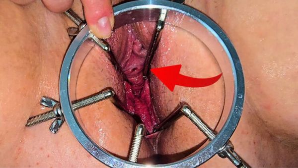 Watch this uncut movie : Ladytwitti Extreme Close Up Peehole Fuck & Cervix Dildo Insertion - Brutal 4K BDSM