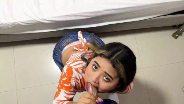 View complete movie titled : Yohamedi Stepsister Deep Throat Blowjob - Big Cock Cumshot in Mouth Swallow