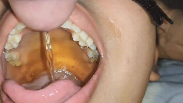 View the complete clip titled : Pietro Montoya's Deep Throat Piss Slave: Cum Swallowing & Pissing in Mouth