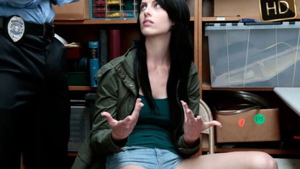 Watch this HD clip called : Perky Tits Teen Shoplifter Rides Officer's Cock - Alex Harper Hairy Pussy