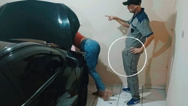 View this hardcore video named : Naughty Latina Mechanic Fucks Horny Girl in Garage - Amateur Squirting & Cumshot