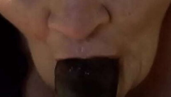 Enjoy watching HD video of : Granny V Amateur Cougar Mouth Fetish with Gilf Ninja