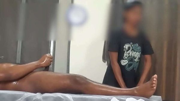 View the hardcore scene named : Massage Flash Surprise - Spa Lady Shocked by Customer's Big Dick