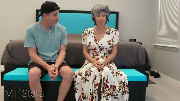 View this full scene of : Step Grandma Anal Gift - MILF Stella Fucks Step Son - Huge Tits Anal Adventure