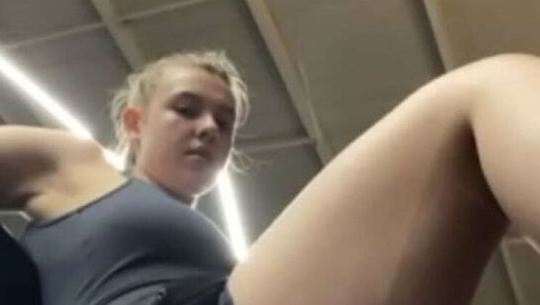 Watch the uncut clip called : Jucielussie1 Public Gym Fuck with Big Natural Tits and Real Orgasm