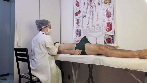 Watch the uncensored clip of : Nurse Exam Turns Naughty When Patient Gets Hard - Jennifer Pimenta Uncensored Medical Fetish