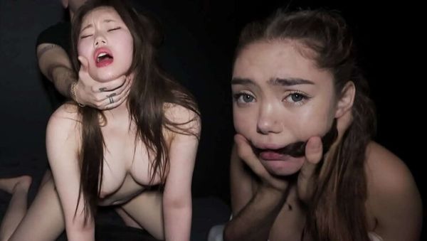 Enjoy watching uncensored movie of : Asian Teens Take Big Dicks - Rough Threesome with Japanese Amateur Girls