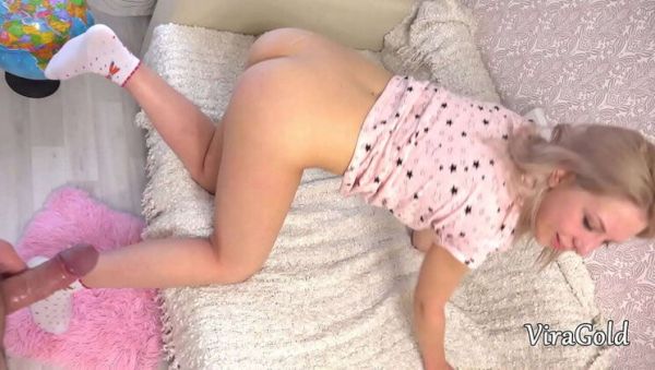 Enjoy watching full movie of : Blonde Silla First Time Anal Fuck & Rimming with Vira Gold