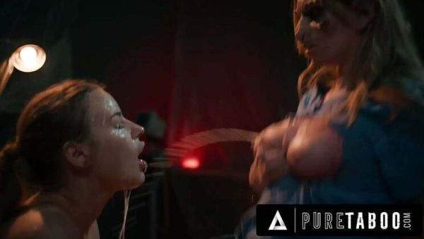 View this complete scene titled : Ashley Lane & Anna Claire Clouds 3 Tit Demon Horror Threesome - Breastfeeding Creampie Fuck