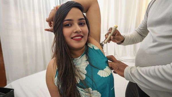 Play the uncensored video titled : Desi stepsister with hairy armpits gets hardcore fucked by stepbrother after shaving - creampie finish