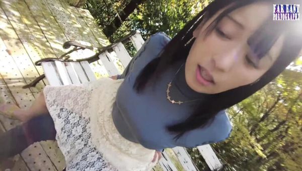 View the hardcore scene named : Yuri Sasahara Skirt Tease Outdoor Blowjob Leads to Instant Cum Climax - JAV HD