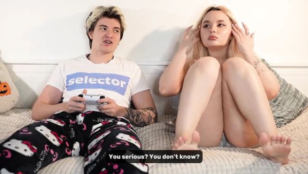 Stream this hardcore scene named : Step Sister Hardcore Fuck Almost Breaks Bed - Blonde Amateur Big Ass Doggy Style