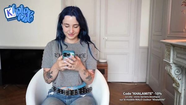 Watch this uncensored movie titled : French Hairy Teen Masturbates with Giant Dildo - Big Ass Amateur Solo