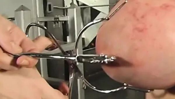 Play the hardcore movie : Big Tit Lady Stella Punishes Fat Brunette With Clothespins