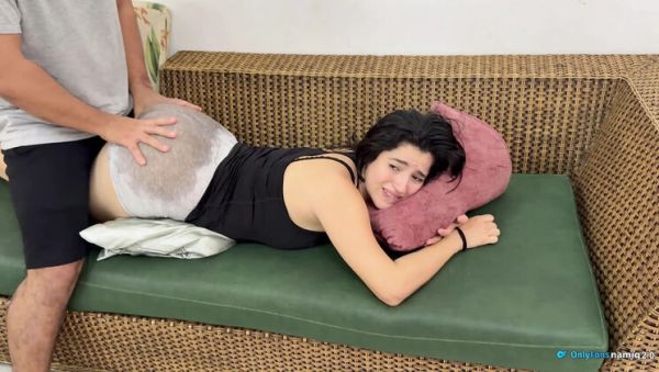 Enjoy watching the hardcore movie called : NamiQsein Accidentally Fucks Horny Colombian Neighbor - Rough Blowjob & Squirting Creampie in 4K