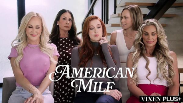 Enjoy watching uncensored scene named : Big Tits MILF Orgy: Brandi Love & Maitland Ward Behind the Scenes