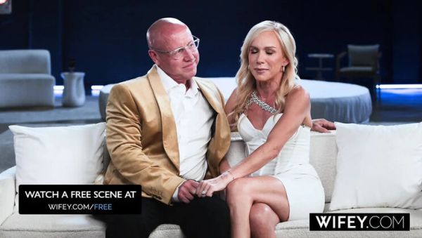 Stream uncut video titled : Blonde MILF Bella Bare Takes Two Massive BBCs While Hubby Watches