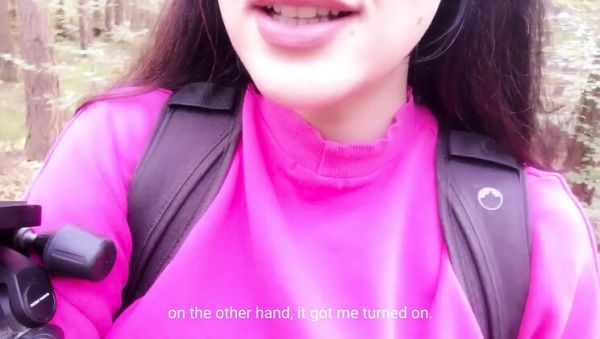 Watch uncut video titled : Alinaasmr Gets Risky with Public JOI - Almost Caught Fingering Outside