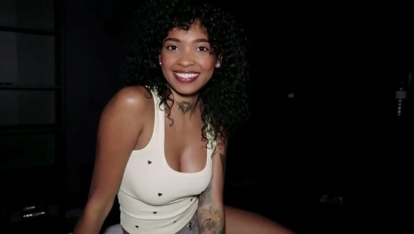 Stream hardcore scene titled : Ebony Latina Tease Gets Him Hard With Her Smile (Amateur, Rough)
