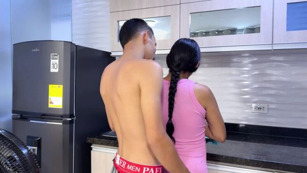 Watch this hardcore video titled : Stepson Pumps Horny Stepmom Hilary Palvin Hard After She Skips Chores