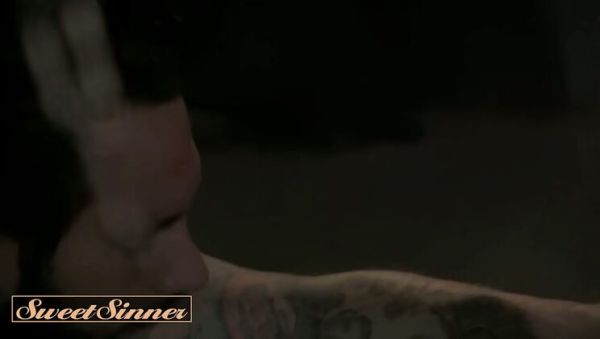 Enjoy watching full video : Cherie Deville tied up and takes Tommy Pistol's big cock in wild BDSM sex