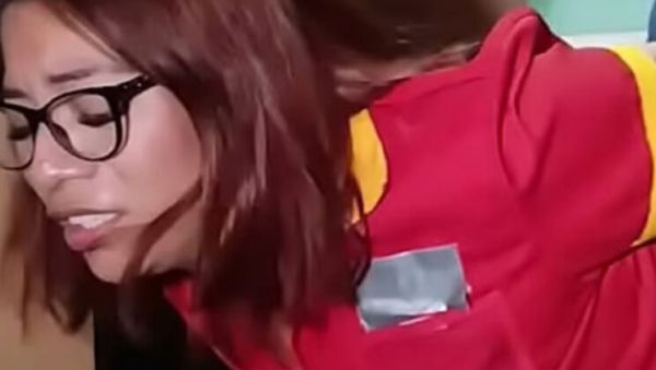 Play the HD video named : Innocent Cashier Gets Rough Fucked in Store Storage Room
