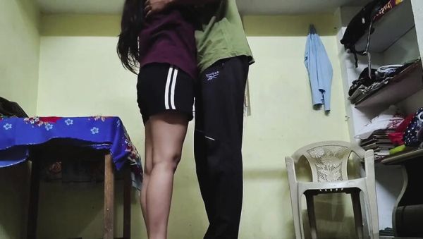 Stream this uncensored video of : Hot Indian Stepsister Catches Stepbrother Watching Porn - They Fuck Hard in Missionary
