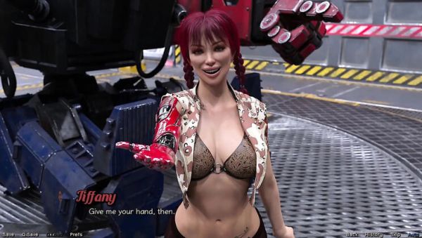 Enjoy watching complete scene called : Stranded in Space Sex - Cum Kiss with Camilla the Redhead Military Babe