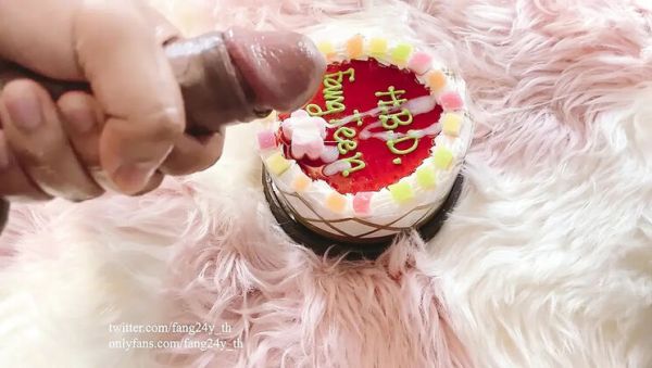View the uncut movie : Thai Teen Surprise Birthday Sex - FangTeen Gets a Creampie POV