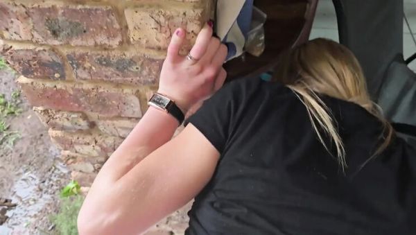Play this hardcore video : Amateur Teen Sparowdox Fucks Girlfriend Doggystyle Outdoor in Thunderstorm - Cum in Mouth