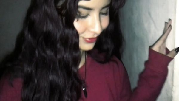 Play complete clip titled : Skinny Latina Stepsister Gives Dangerous Stair Blowjob - Amateur Homemade HD