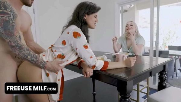 Play HD video named : Freeuse MILF Haley Spades - Blonde StepAunty Threesome with Deep Throat & Creampie