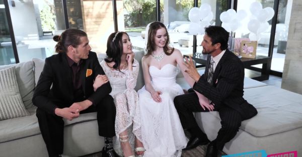 Stream the uncensored scene : Hung Tommy Gunn pleases Hazel & Jazmin in a wild foursome